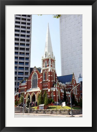 Framed Albert Street Uniting Church, Brisbane, Queensland, Australia Print