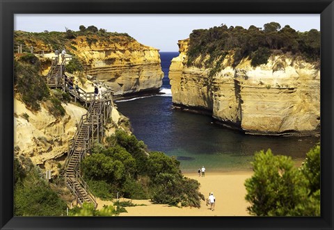 Framed Loch Ard Gorge, Port Campbell National Park, Great Ocean Road, Victoria, Australia Print