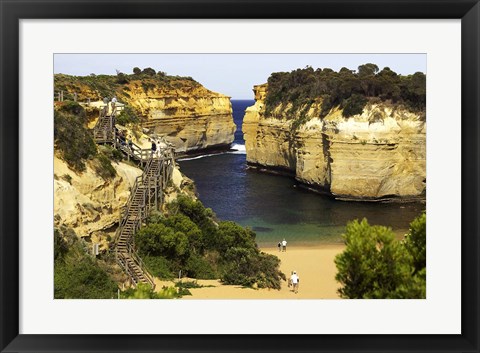 Framed Loch Ard Gorge, Port Campbell National Park, Great Ocean Road, Victoria, Australia Print