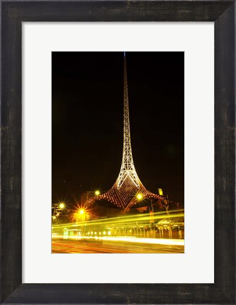 Framed Spire of Victorian Arts Centre, Melbourne, Victoria, Australia Print