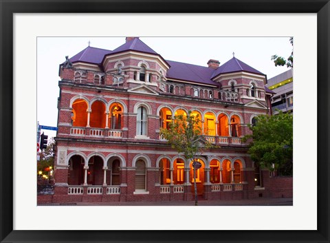 Framed Mansions, Brisbane, Queensland, Australia Print