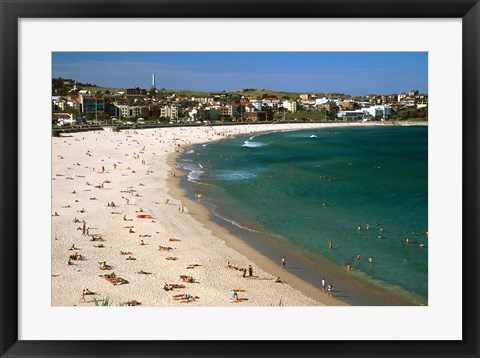 Framed Bondi Beach, Sydney, Australia Print