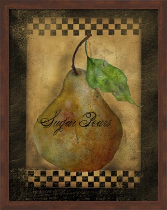 Framed Sugar Pears Print