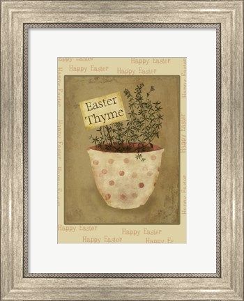 Framed Easter Thyme Print