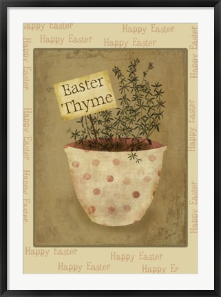 Framed Easter Thyme Print