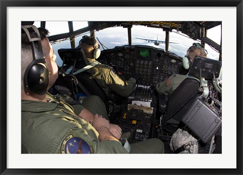 Framed Cockpit of a MC-130P Combat Shadow Print