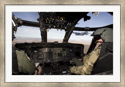 Framed Crew of an HH-60G Pave Hawk Print