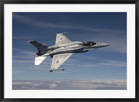 Framed F-16E Maneuvers over Arizona Print