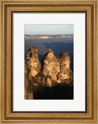 Framed Australia, New South Wales, Three sisters, rock formation Print
