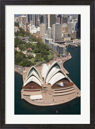 Framed Sydney Opera House, Botanic Gardens, Sydney, Australia Print