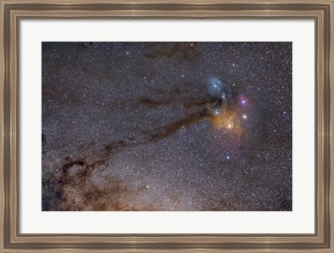 Framed Rho Ophiuchus Area in Sagittarius Print