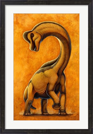 Framed Sauroposeidon Print