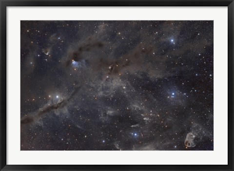 Framed Dusty Nebulae of Taurus Print