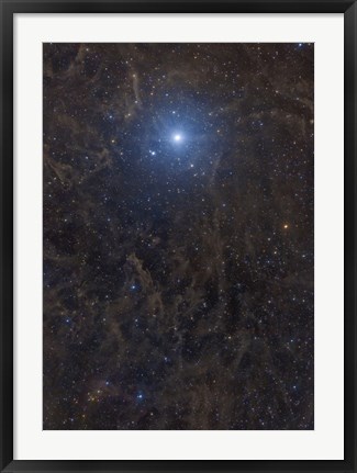 Framed Polaris Surrounded by Molecular Clouds Print