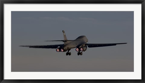 Framed B-1B Lancer, Dyess Air Force Base, Texas Print