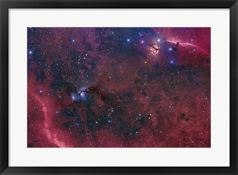 Framed Widefield View in the Orion Constellation Print