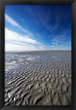 Framed Beach, Doctors Point, South Island, New Zealand (vertical) Print