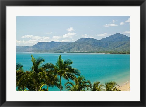 Framed Australia, Port Douglas, Trinity Bay, Flagstaff Hill Print