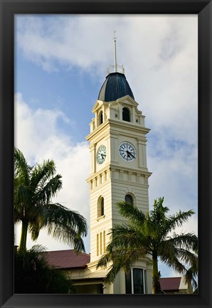 Framed Australia, Queensland, Bundaberg Post Office Tower Print