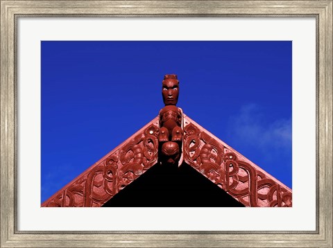 Framed New Zealand, North Island, Maori Arts and Crafts Print