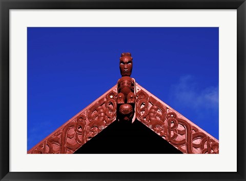 Framed New Zealand, North Island, Maori Arts and Crafts Print