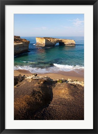 Framed Australia, Port Campbell, Tasman Sea, cliffs Print