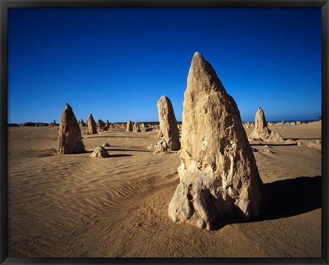 Framed Pinnacles, Nambung National Park, Western Australia, Australia Print