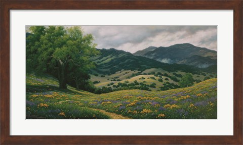 Framed Spring in Carmel Valley Print