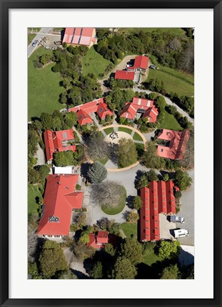 Framed Outward Bound Outdoor Education School, South Island, New Zealand Print