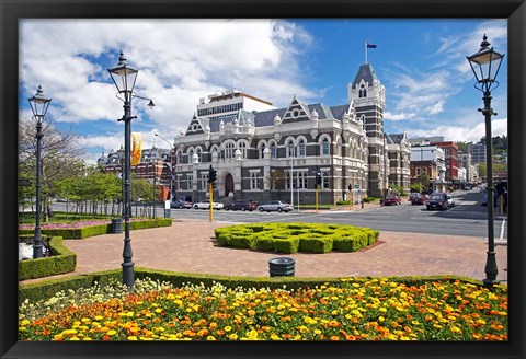 Framed Law Courts, Dunedin, South Island, New Zealand Print