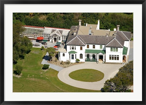 Framed Corstorphine House, Dunedin, New Zealand Print