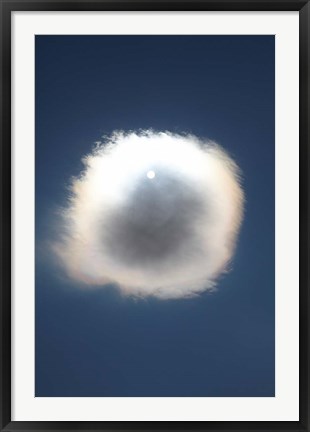 Framed Clouds, Mackenzie, Canterbury, South Island, New Zealand Print