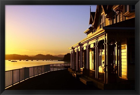 Framed New Zealand, Fullers Building, Paihia, Bay of Islands Print