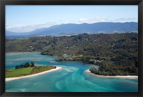 Framed Parapara Inlet, Golden Bay, South Island, New Zealand Print