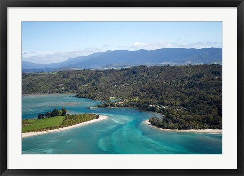 Framed Parapara Inlet, Golden Bay, South Island, New Zealand Print