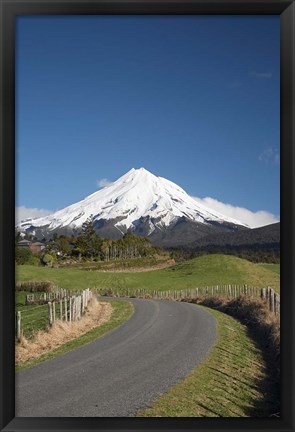 Framed Road, Mt Taranaki, Mt Egmont, North Island, New Zealand Print