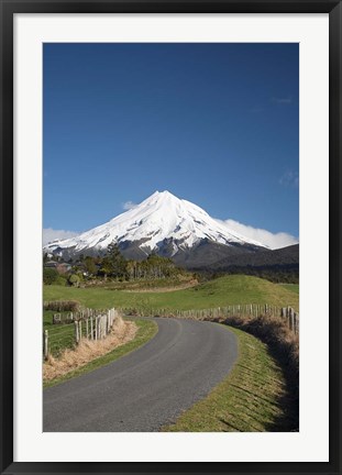 Framed Road, Mt Taranaki, Mt Egmont, North Island, New Zealand Print