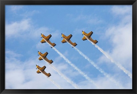 Framed Vintage Airplanes Print