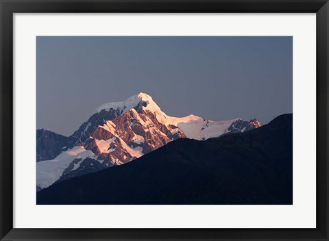 Framed New Zealand, South Island, Westland NP, Fox Glacier Print