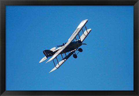 Framed British Bristol F2B Fighter, war plane Print