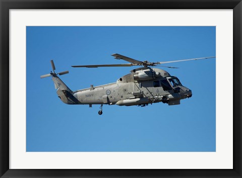 Framed Seasprite Helicopter (Kaman SH 2G Seasprite) airshow Print