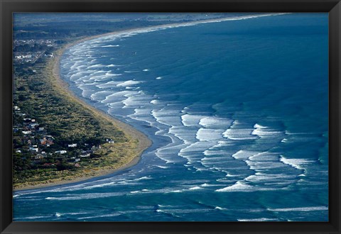 Framed Avon and Heathcote Rivers, Christchurch, Canterbury, New Zealand Print