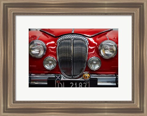 Framed Classic car, Mark I Jaguar Print