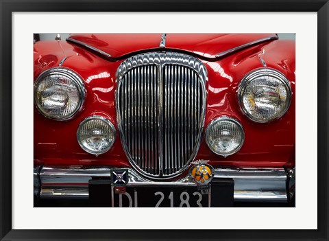 Framed Classic car, Mark I Jaguar Print