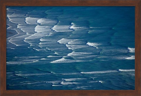 Framed Waves at the Avon and Heathcote Rivers, Christchurch, New Zealand Print