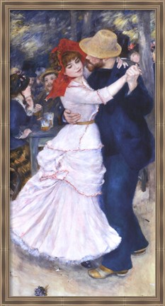 Framed Dance at Bougival Print