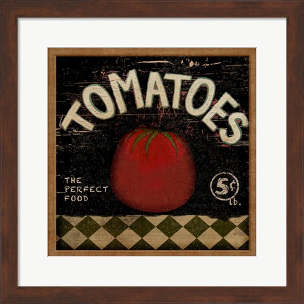 Framed Tomatoes Print