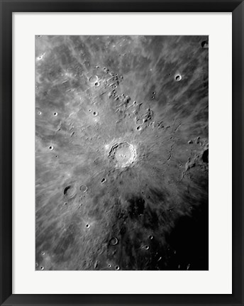 Framed Lunar Crater Copernicus Print