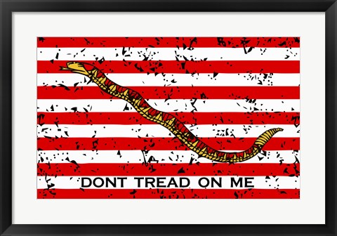 Framed First Navy Jack Print