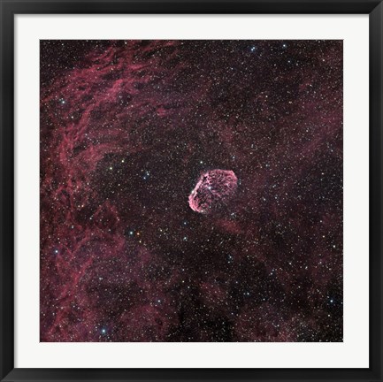 Framed Crescent Nebula Print